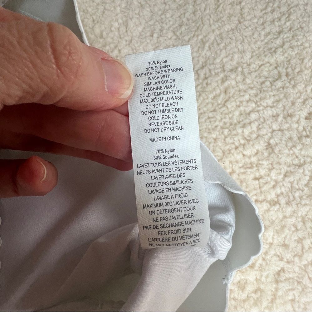 Zyia Active All Star Bra Racerback Medium White - Picture 5 of 5